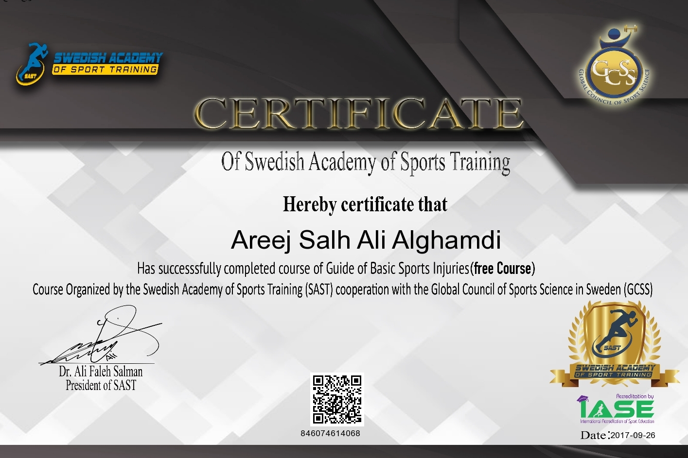 areej salh ali alghamdi